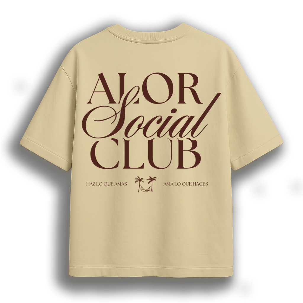 T-Shirt Oversize Sand Vibe