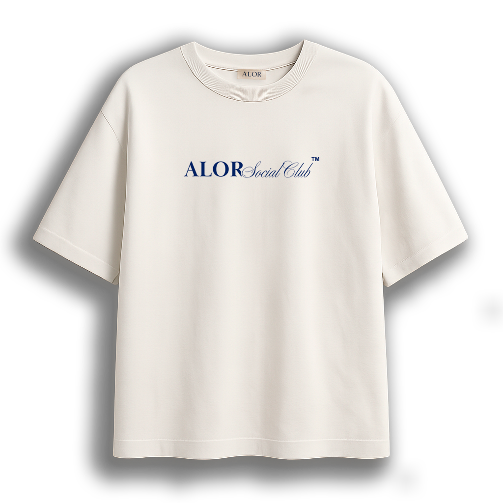 T-Shirt Oversize Social Club Tee Off White