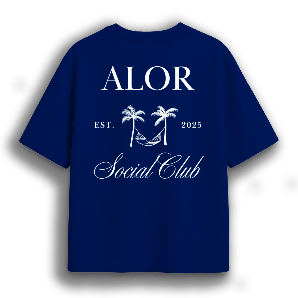 T- Shirt Oversize Social Club Tee Royal Blue